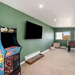 Modern Family Home Rooftop Patio Game Room