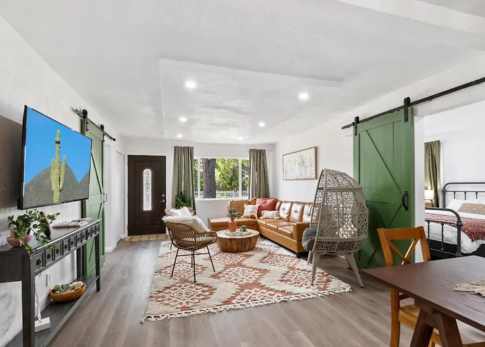 Modern Family Home Rooftop Patio Game Room