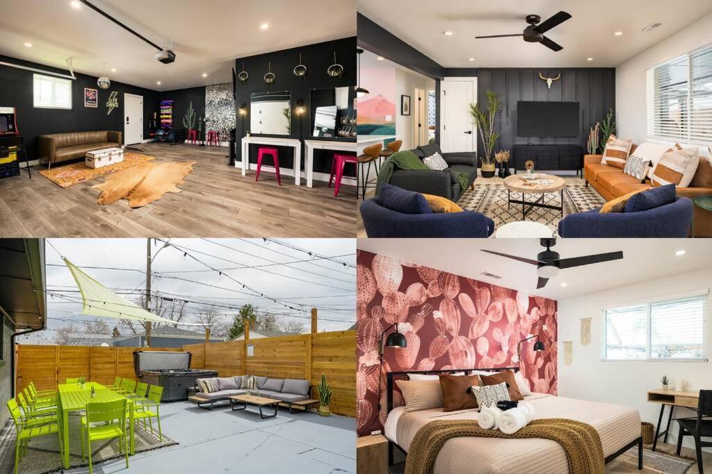 Wild West Disco Haus! Sleeps 12, Hot Tub + Gym! Holiday home