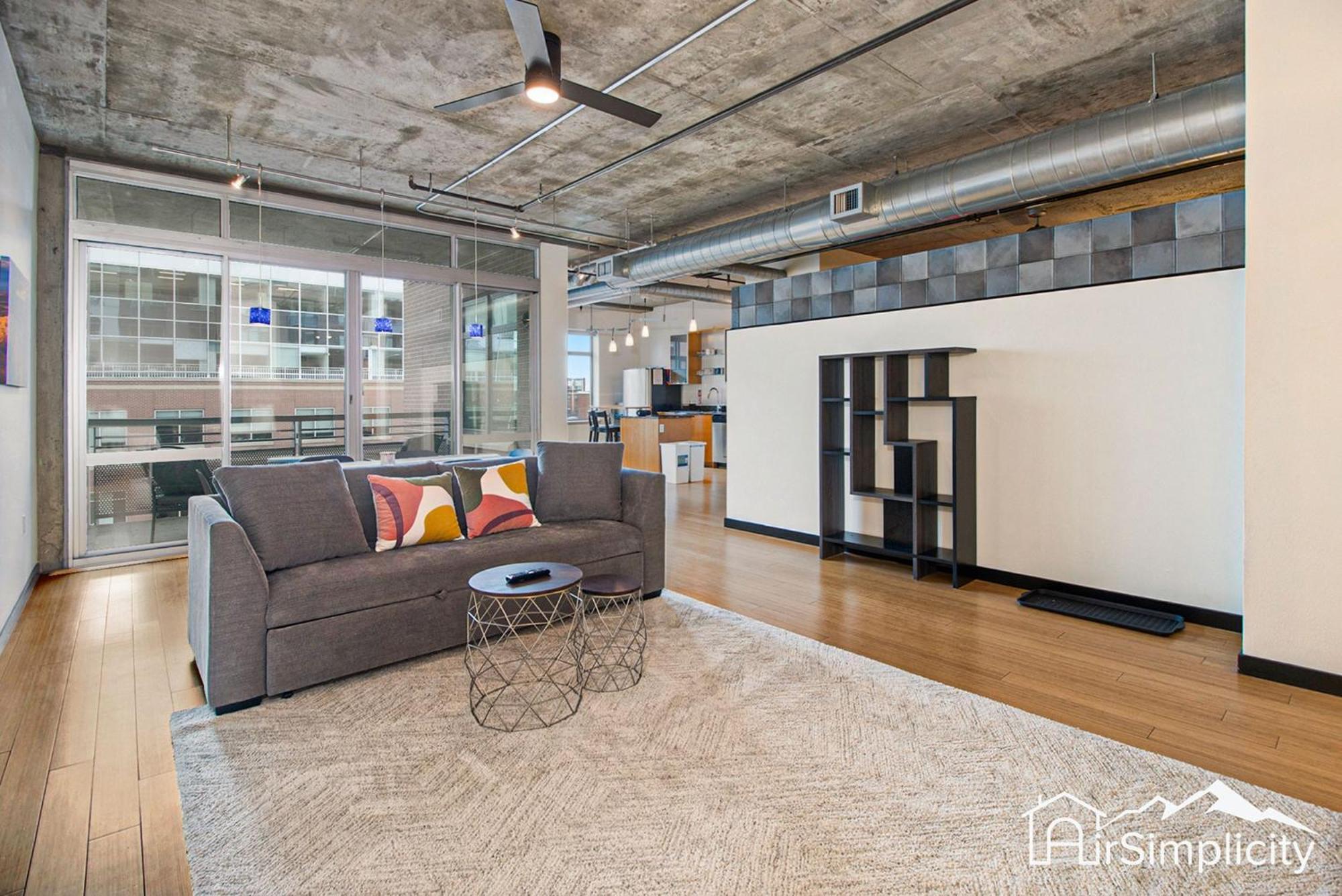 Holiday home Union Station Loft Covered Parking Gym Patio