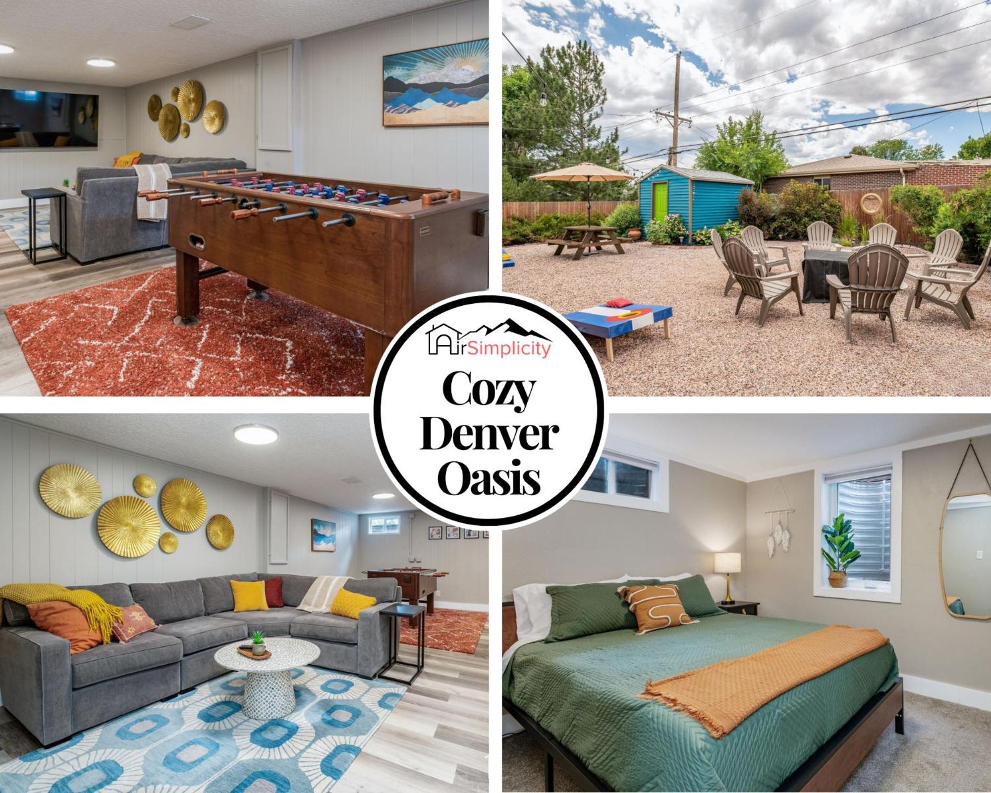 Holiday home Cozy Oasis Games & Firepit Blazing Wifi